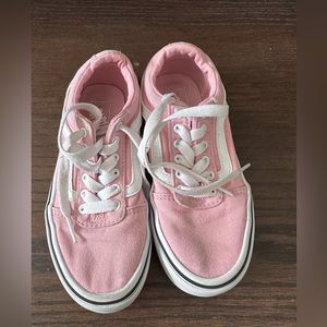Girls Pink Vans Size 13